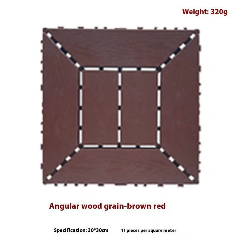 Balcony Garden Courtyard Waterproof Plastic Assembled Floor