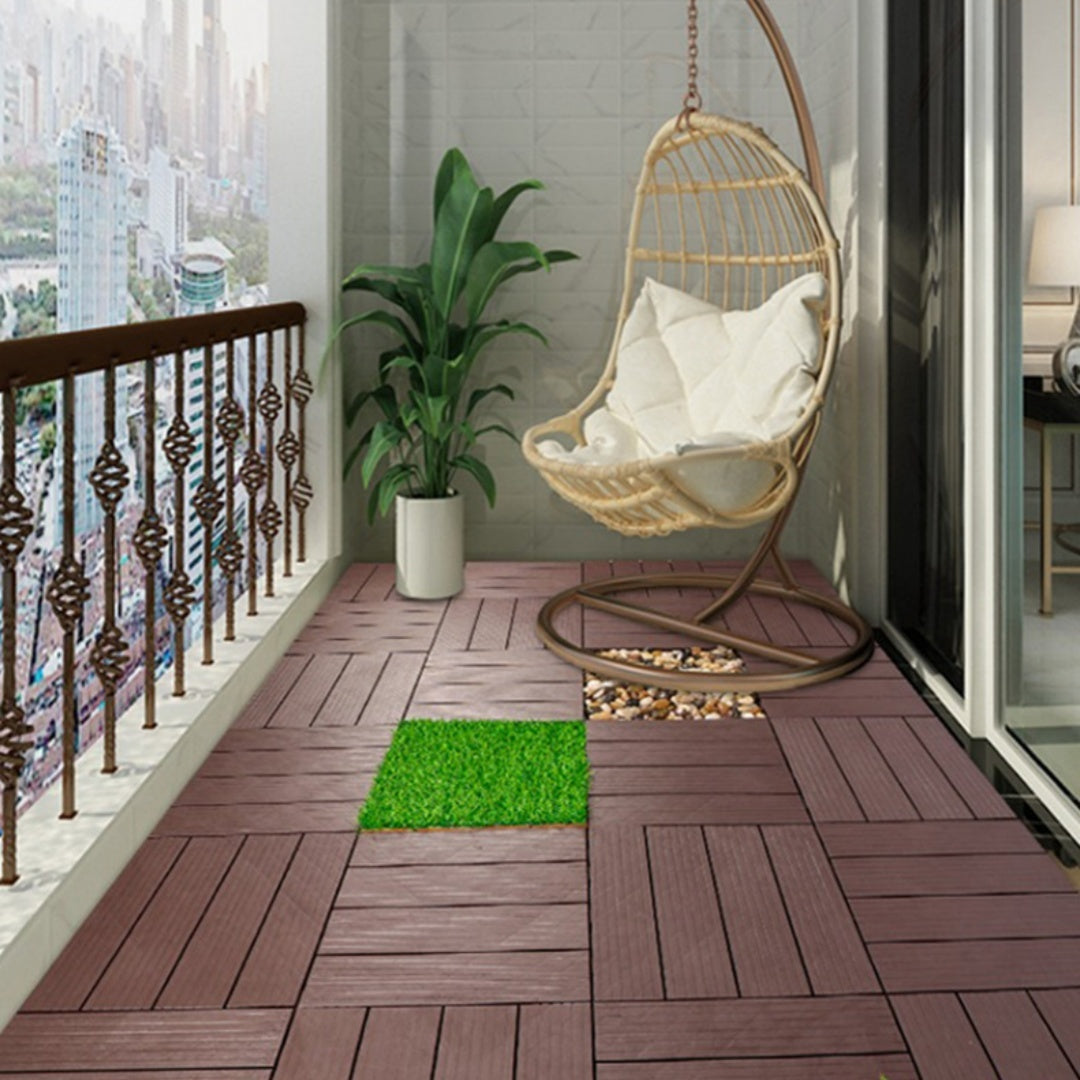 Balcony Garden Courtyard Waterproof Plastic Assembled Floor